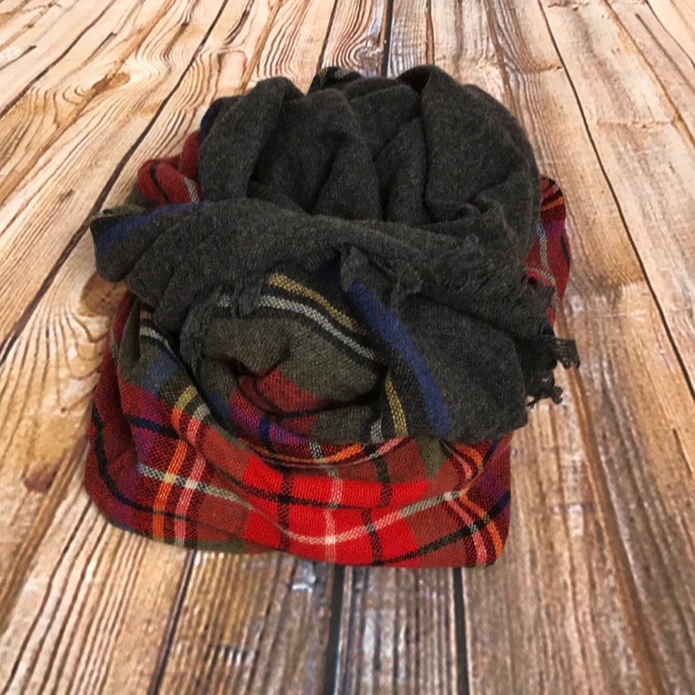 J. CREW SCARF SQUARE BLANKET SCARF